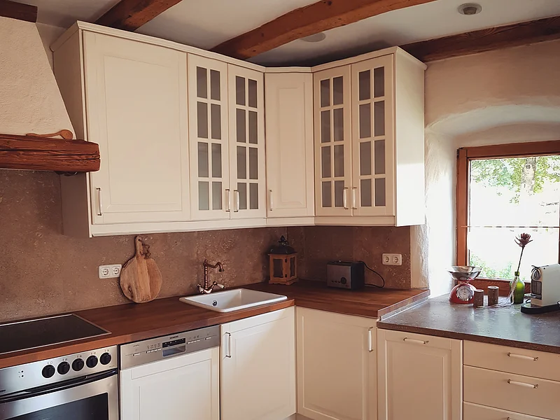 Ferienhaus Wenninger in Flotzheim - mit gut ausgestatter Küche incl. Holzherd