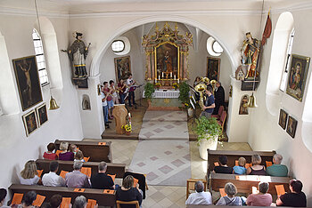 Die Kapplkirchweih in Monheim - Festgottesdienst in der Peterskapelle