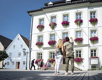 Das Rathaus in Monheim