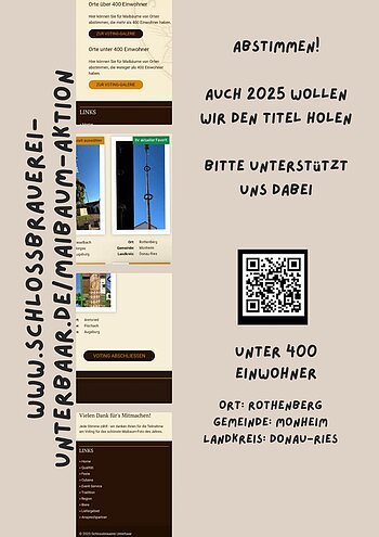 Maibaum-Aktion Rothenberg 2025