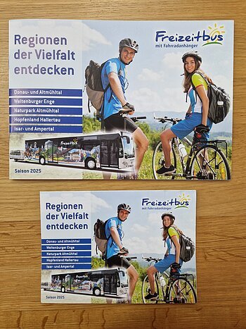 Neues Prospekt "Freizeitbus Saison 2025"-Regionen der Vielfalt entdecken