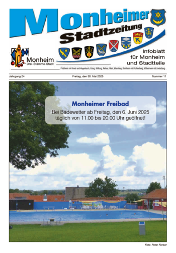 Die Neue Ausgabe der Monheimer Stadtzeitung ist erschienen