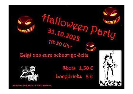 Halloween-Party 2025 im Monheimer Nest