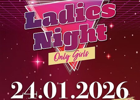 FG Gailachia - Ladies Night 24.01.2026 Plakat der FG Gailachia für die Ladies Night am 24.01.2026 mit Live-Band Twisters in Stadthalle Monheim, Einlass 18:30 Uhr.