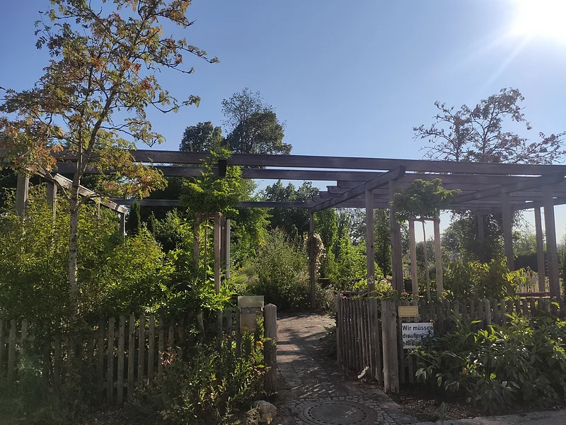 Kreislehrgarten Monheim Eingangsbereich