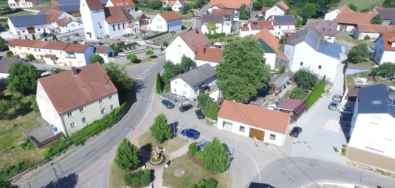 Radfahrer-Rastplatz mit WC in Weilheim