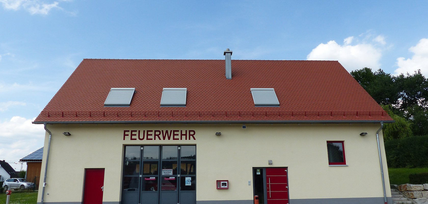 Defibrillator am Feuerwehrhaus Weilheim