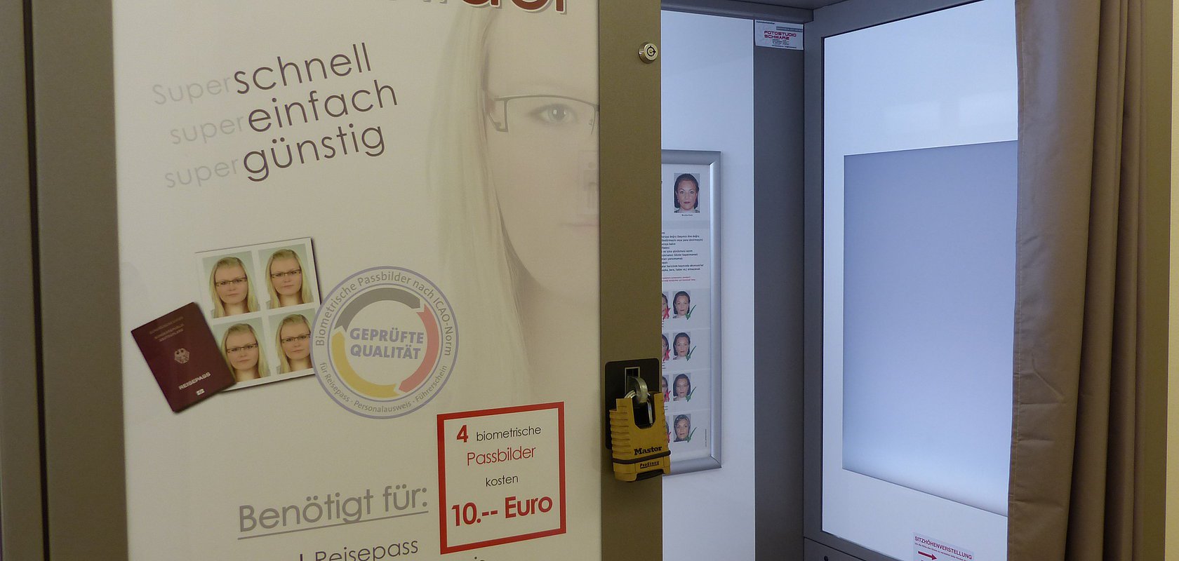 Biometrische Passbilder jetzt im Rathaus Monheim erhältlich
