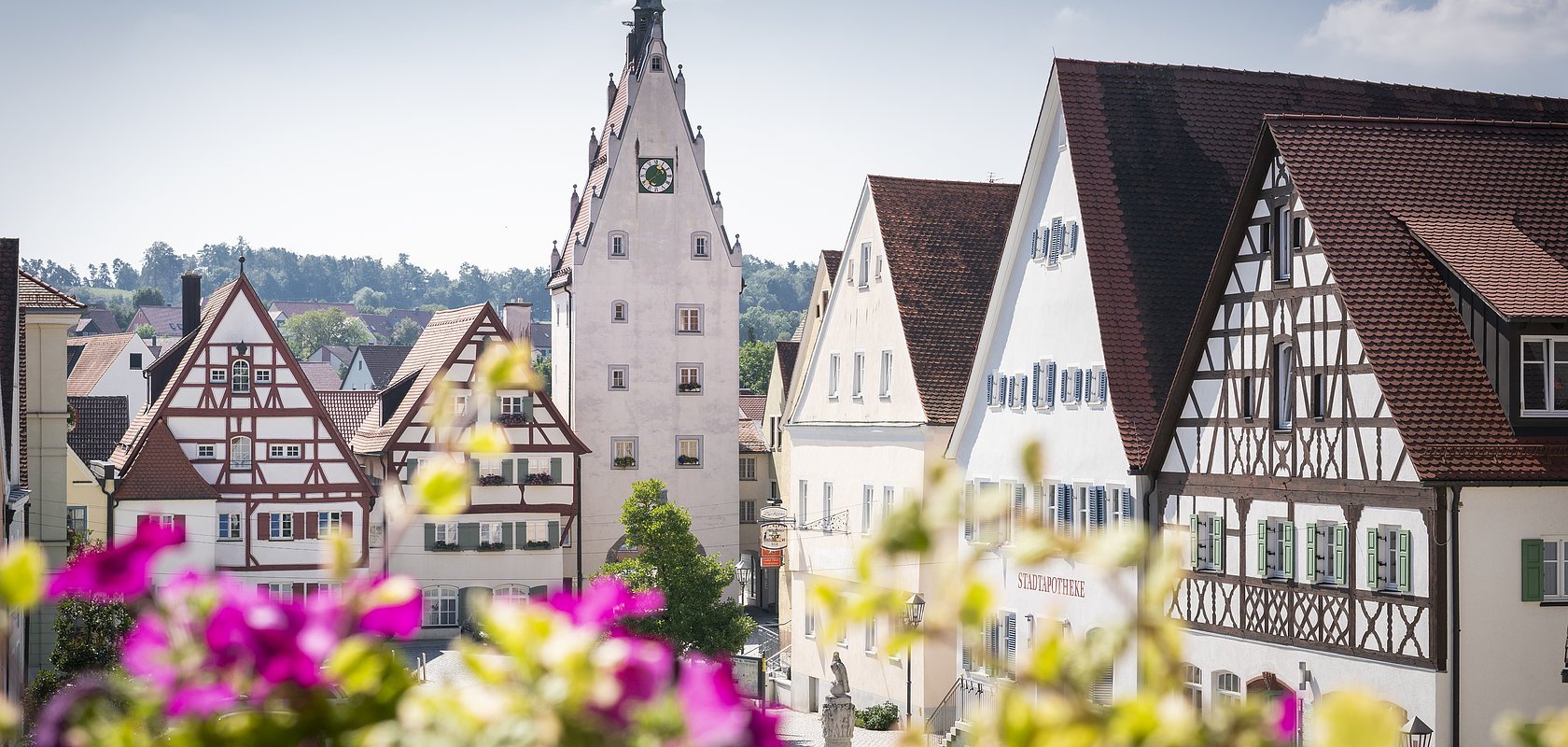 Stadt Monheim - Aussicht aus dem Rathaus