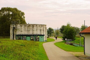 Die "alte" Kläranlage der Stadt Monheim von 1967 bis 2002